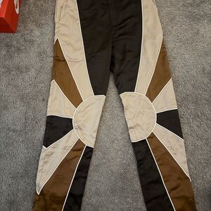 MNML Black and Brown Geometric Joggers